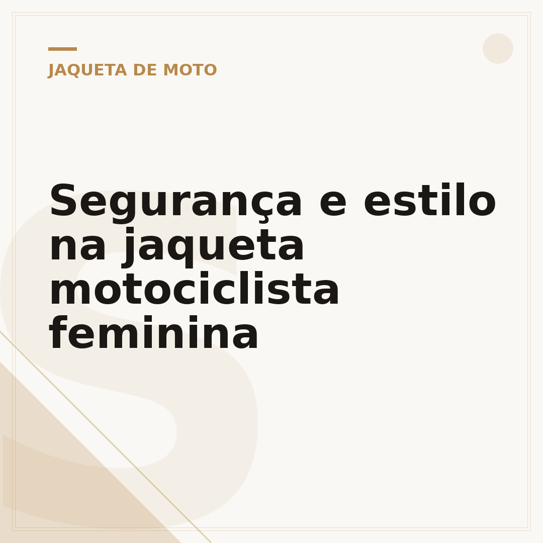 Segurança e estilo na jaqueta motociclista feminina