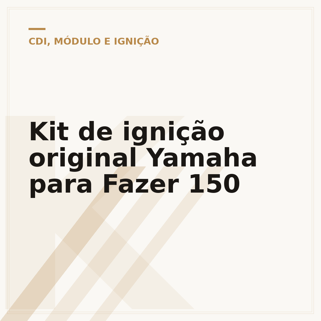 Kit de ignição original Yamaha para Fazer 150