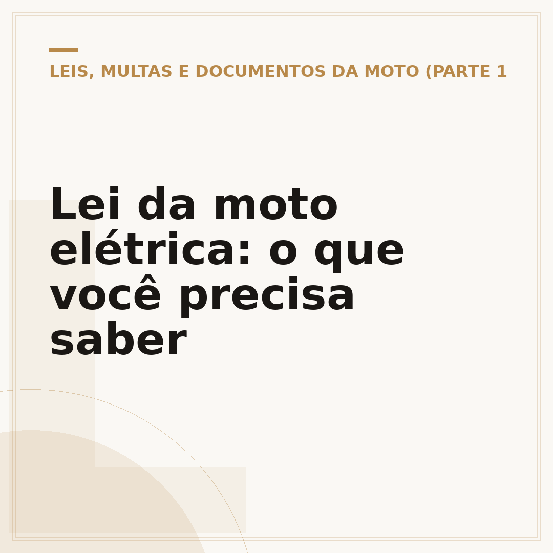 Lei da moto elétrica: o que você precisa saber