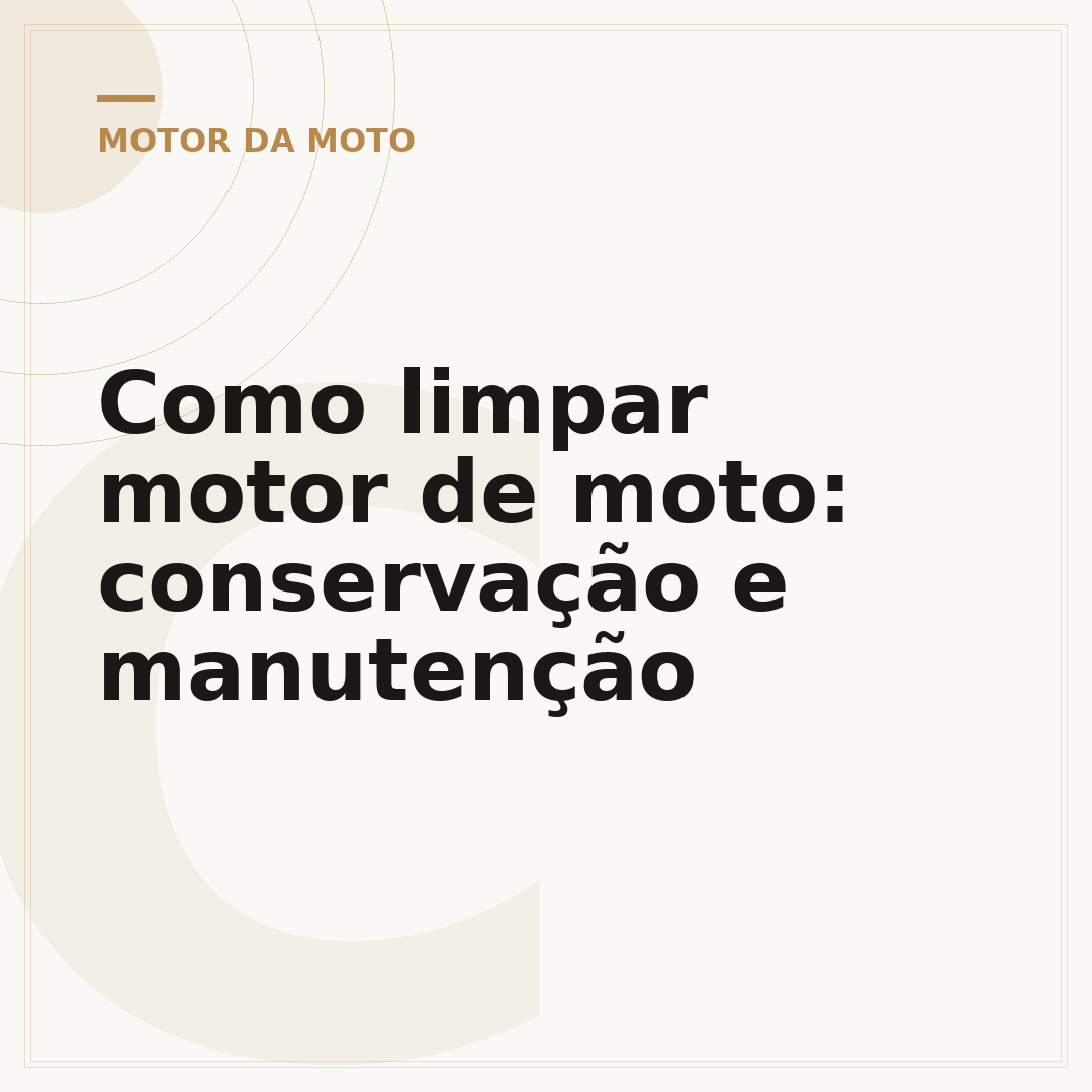 Como limpar motor de moto: conservação e manutenção