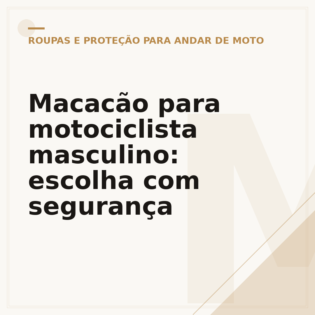 Macacão para motociclista masculino: escolha com segurança
