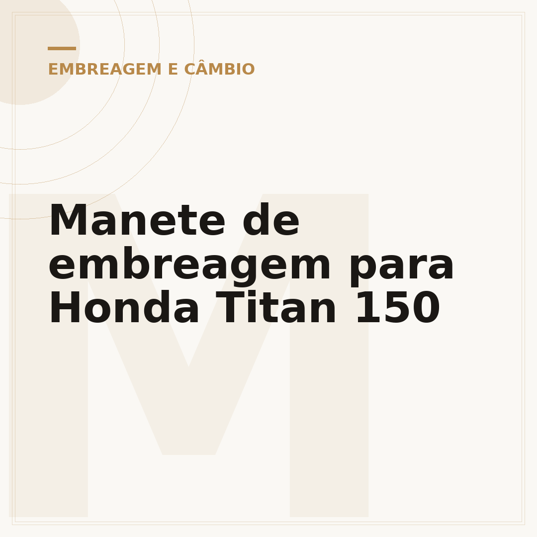 Manete de embreagem para Honda Titan 150
