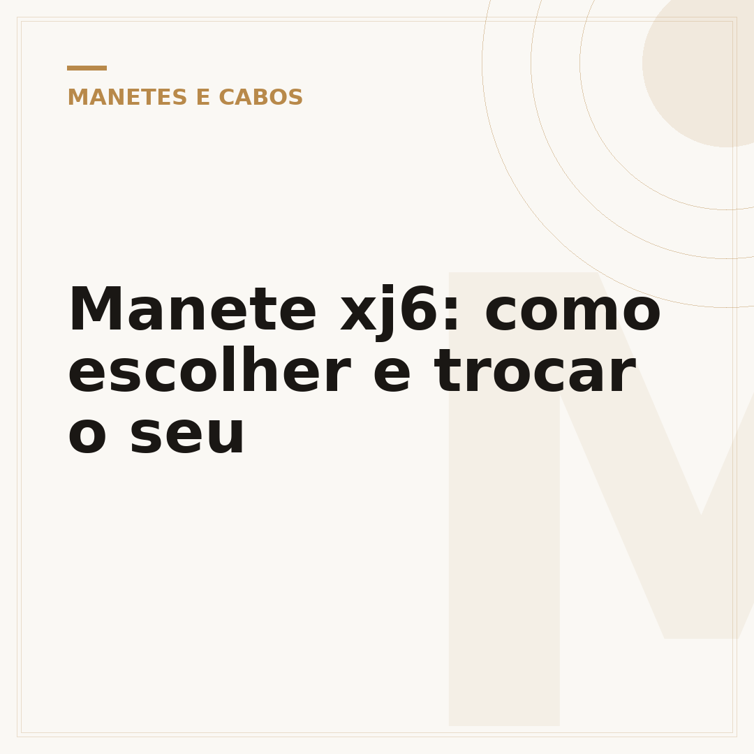 Manete xj6: como escolher e trocar o seu