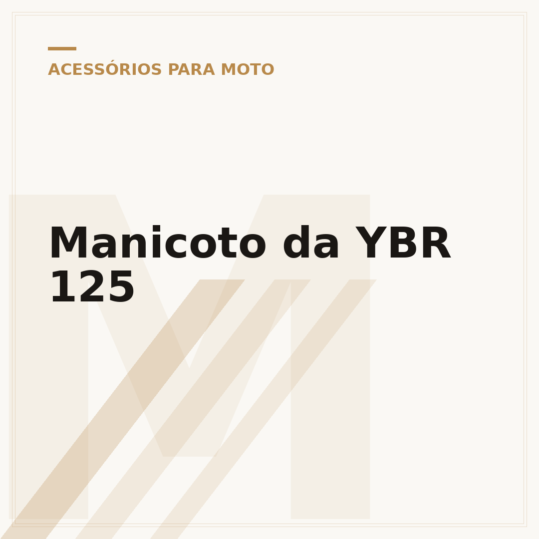 Manicoto da YBR 125