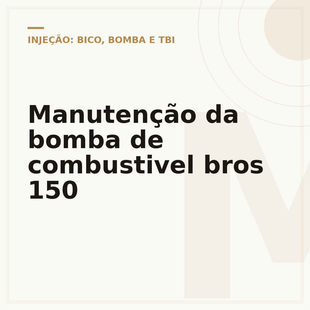 Manutenção da bomba de combustivel bros 150