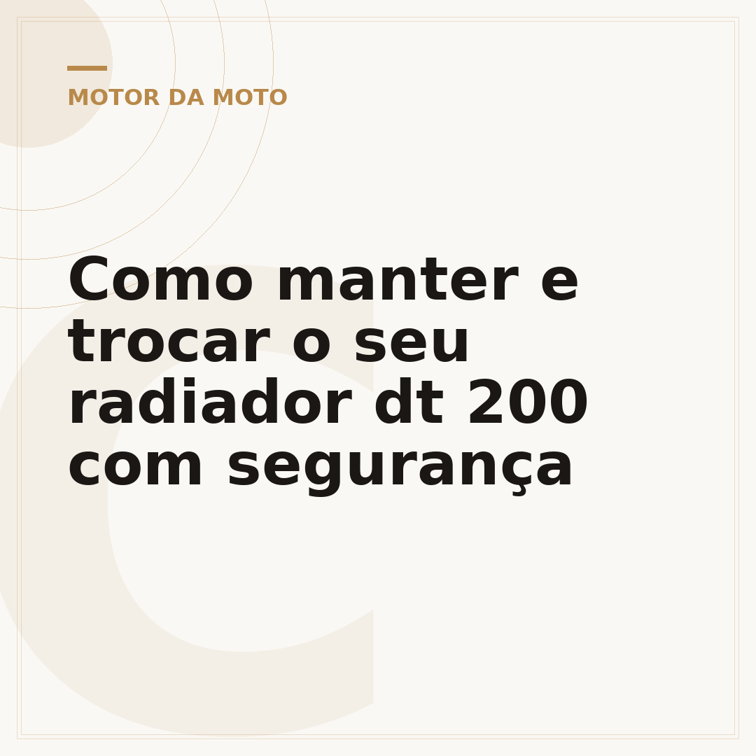 Como manter e trocar o seu radiador dt 200 com segurança
