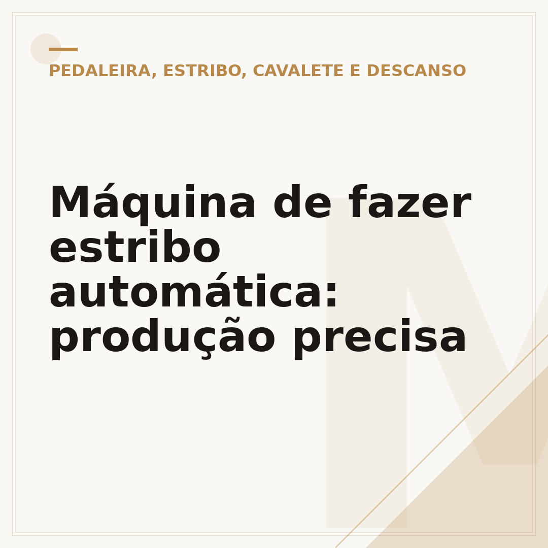 Máquina de fazer estribo automática: produção precisa