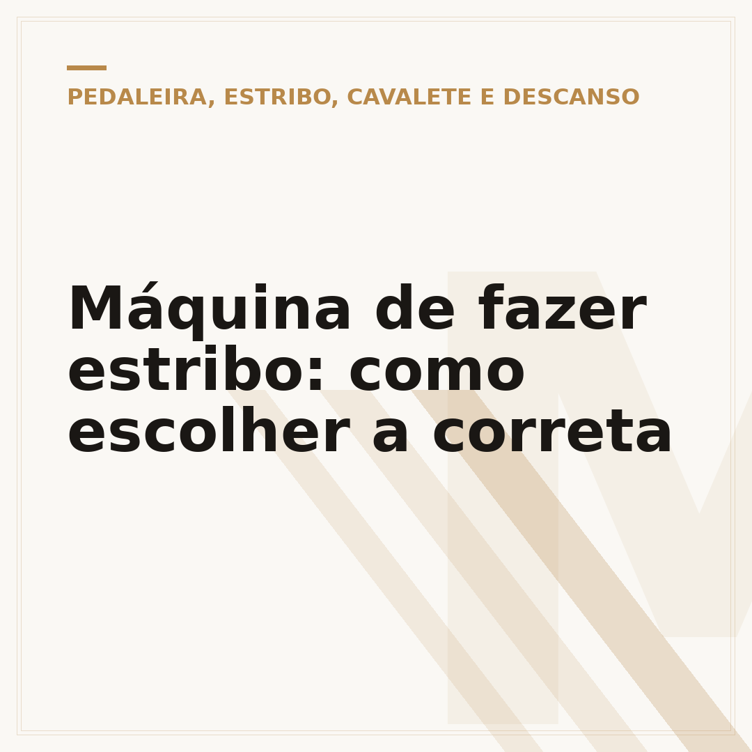 Máquina de fazer estribo: como escolher a correta
