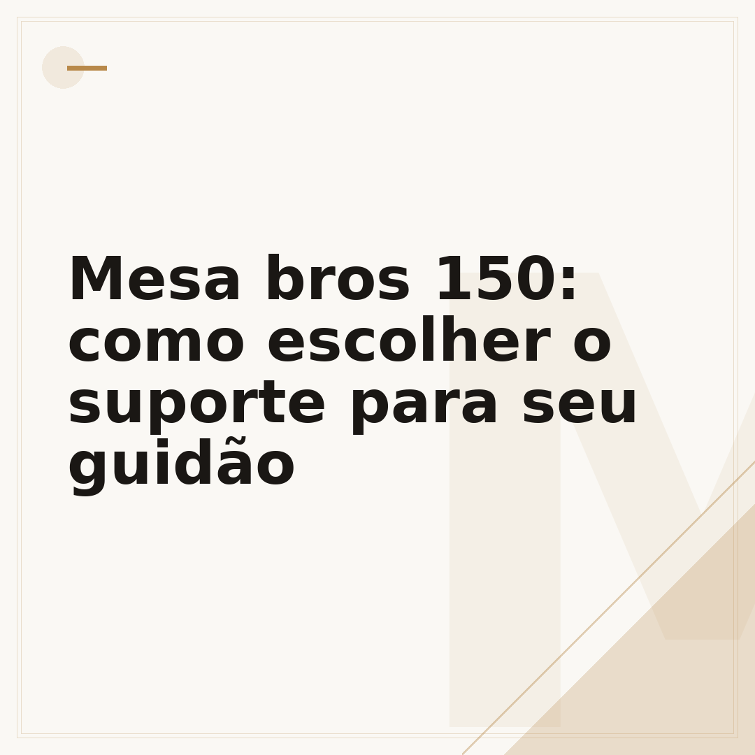 Mesa bros 150: como escolher o suporte para seu guidão