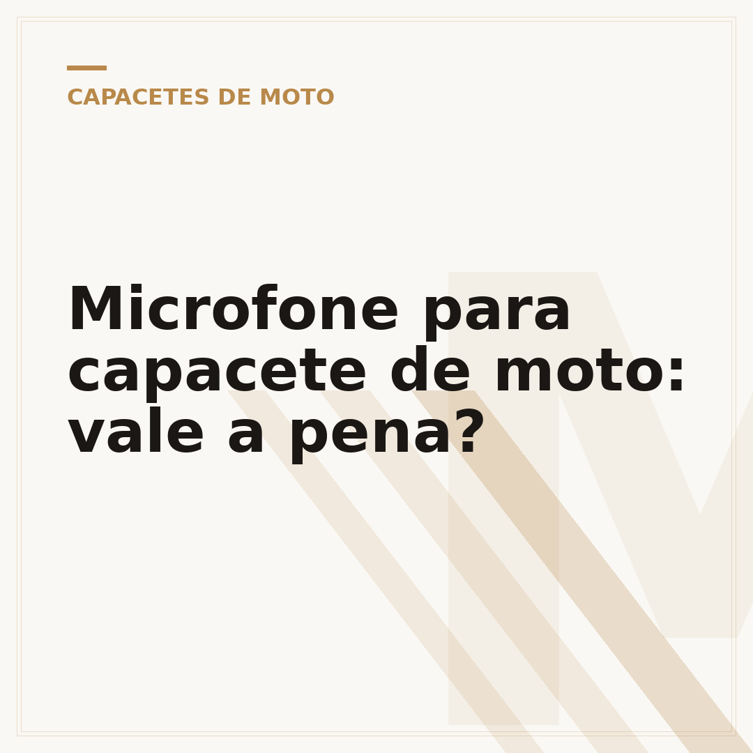 Microfone para capacete de moto: vale a pena?