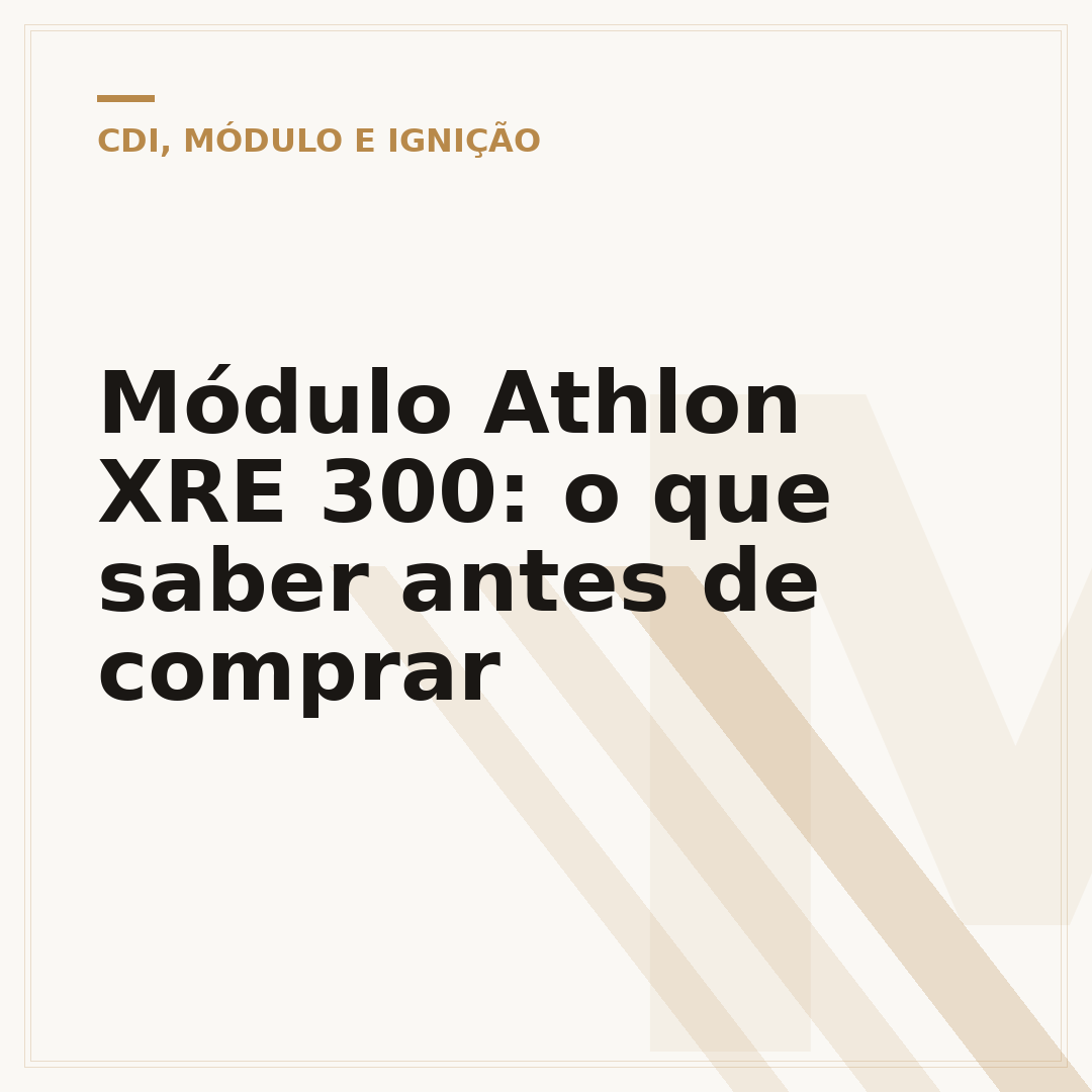 Módulo Athlon XRE 300: o que saber antes de comprar