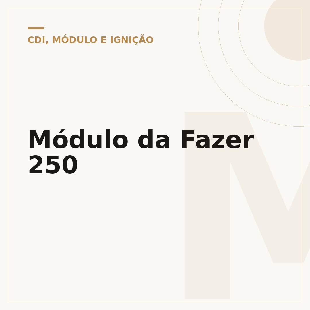 Módulo da Fazer 250
