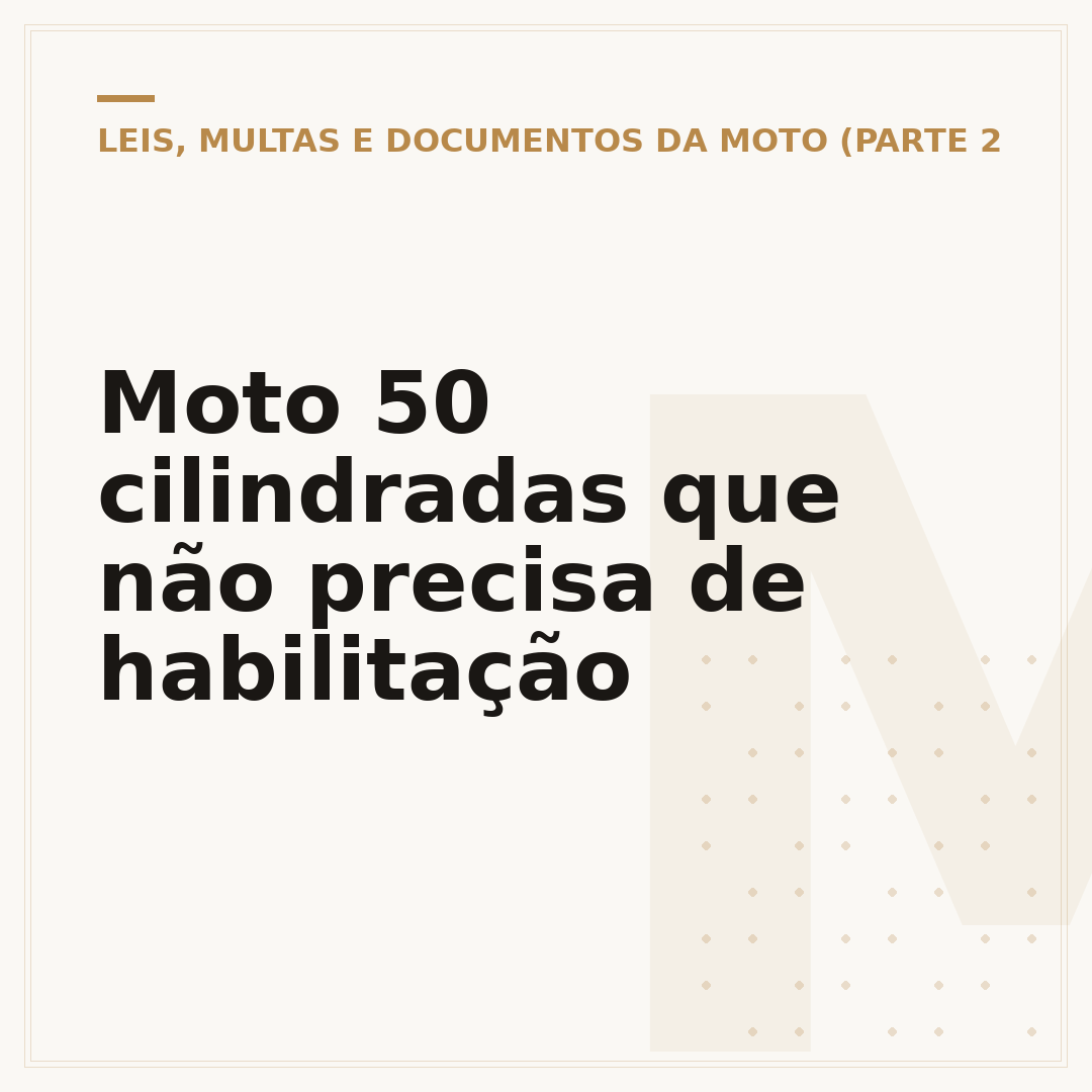 Moto 50 cilindradas que não precisa de habilitação