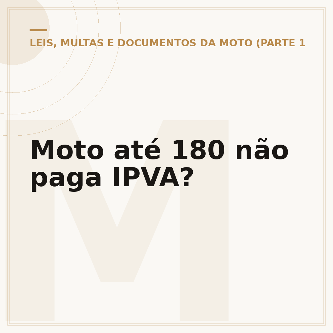 Moto até 180 não paga IPVA?
