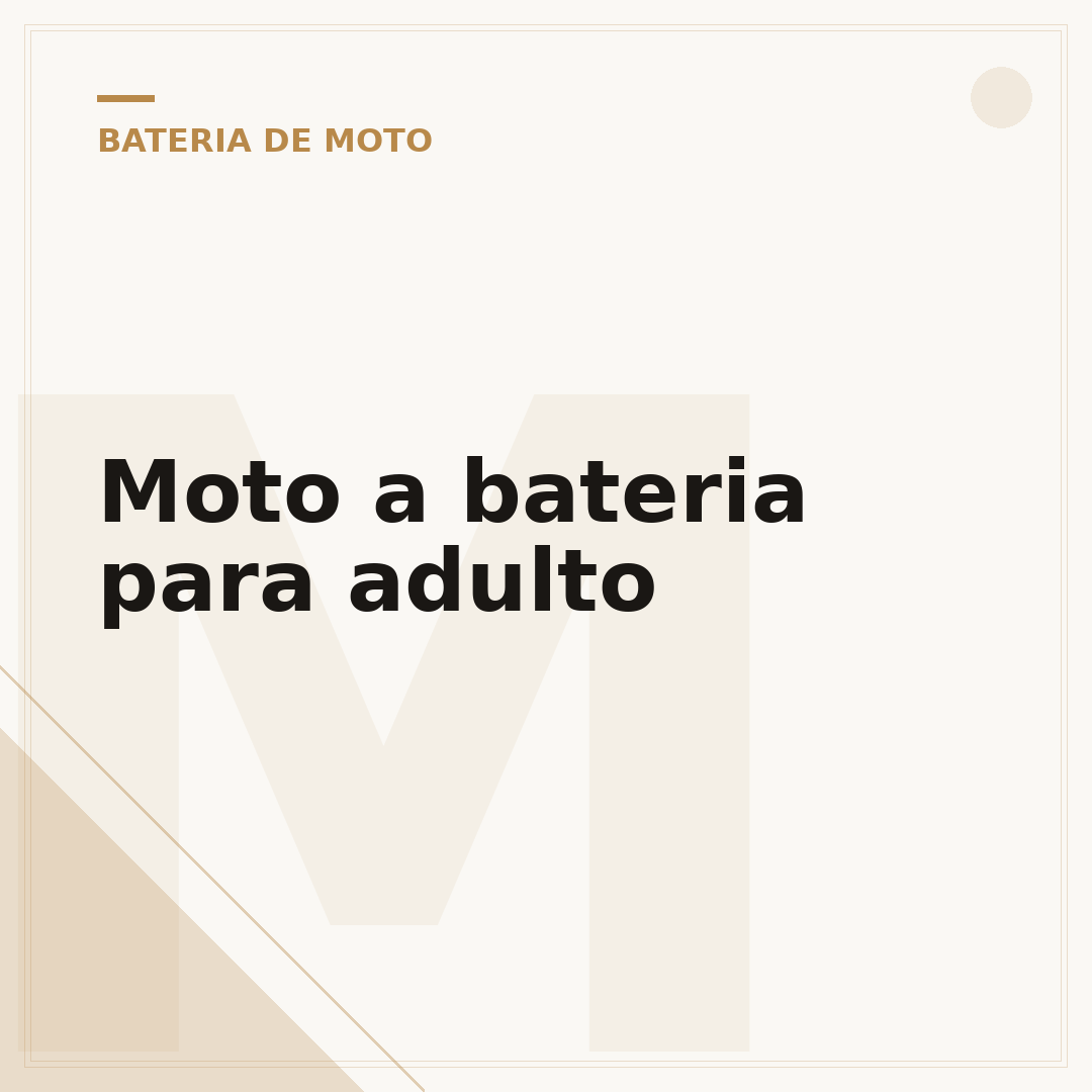 Moto a bateria para adulto