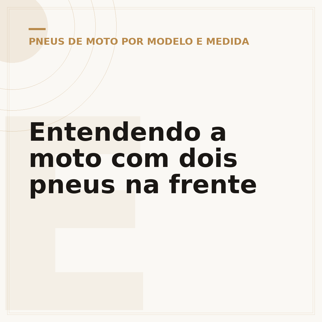 Entendendo a moto com dois pneus na frente