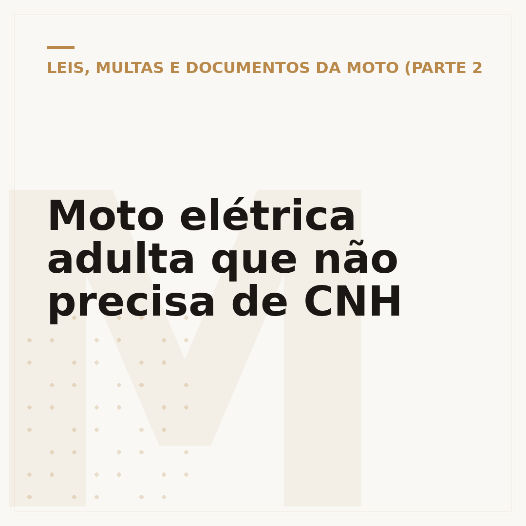 Moto elétrica adulta que não precisa de CNH