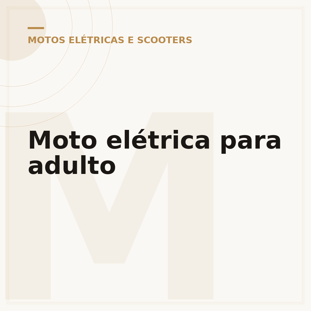Moto elétrica para adulto