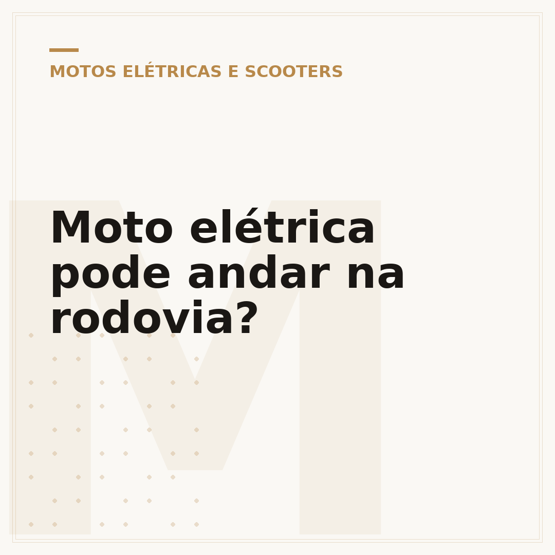 Moto elétrica pode andar na rodovia?