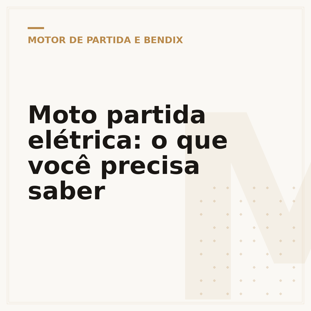 Moto partida elétrica: o que você precisa saber
