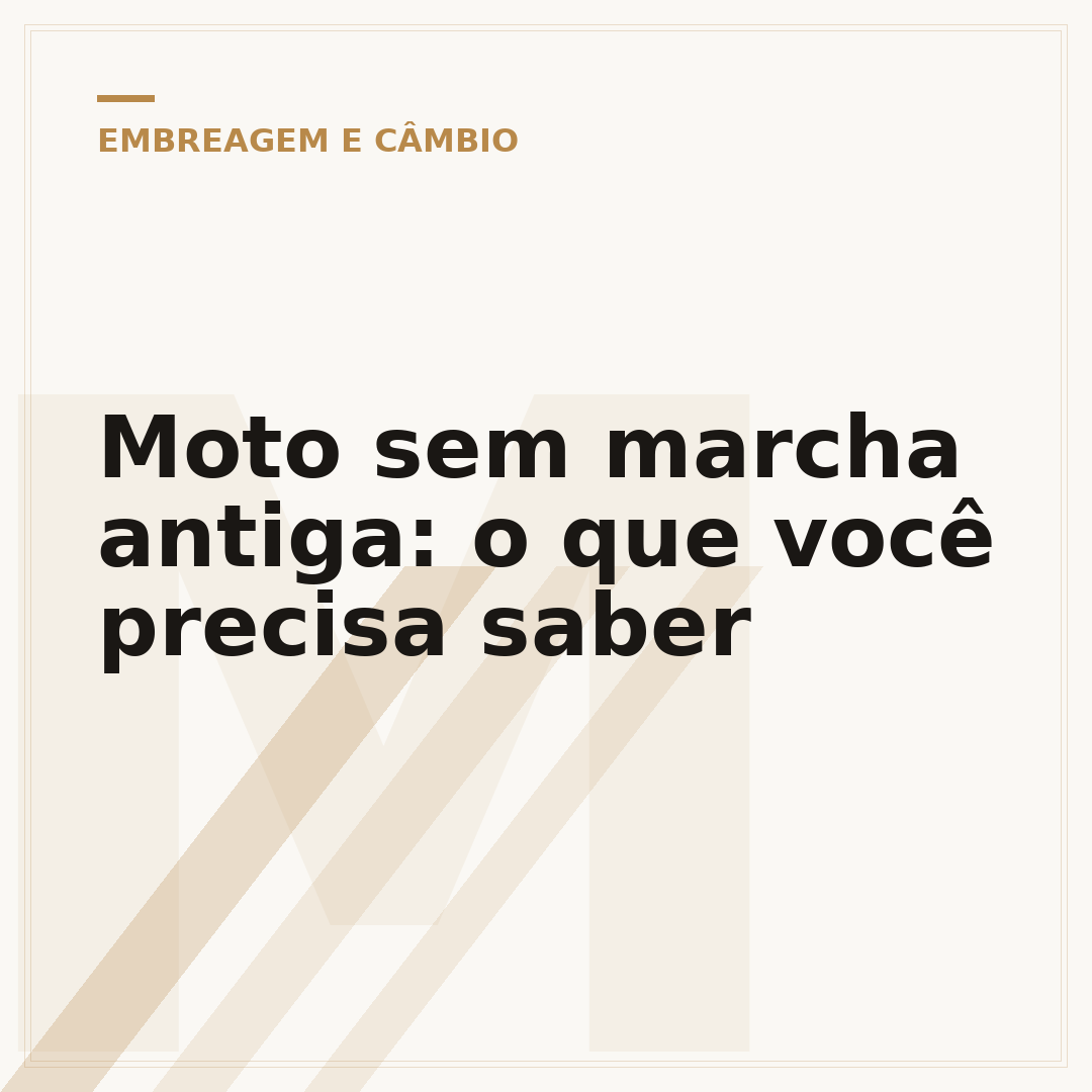 Moto sem marcha antiga: o que você precisa saber