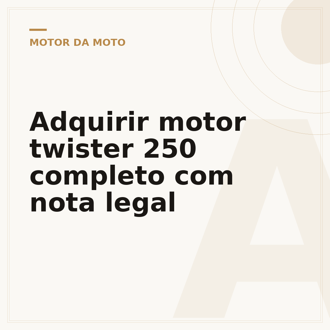 Adquirir motor twister 250 completo com nota legal