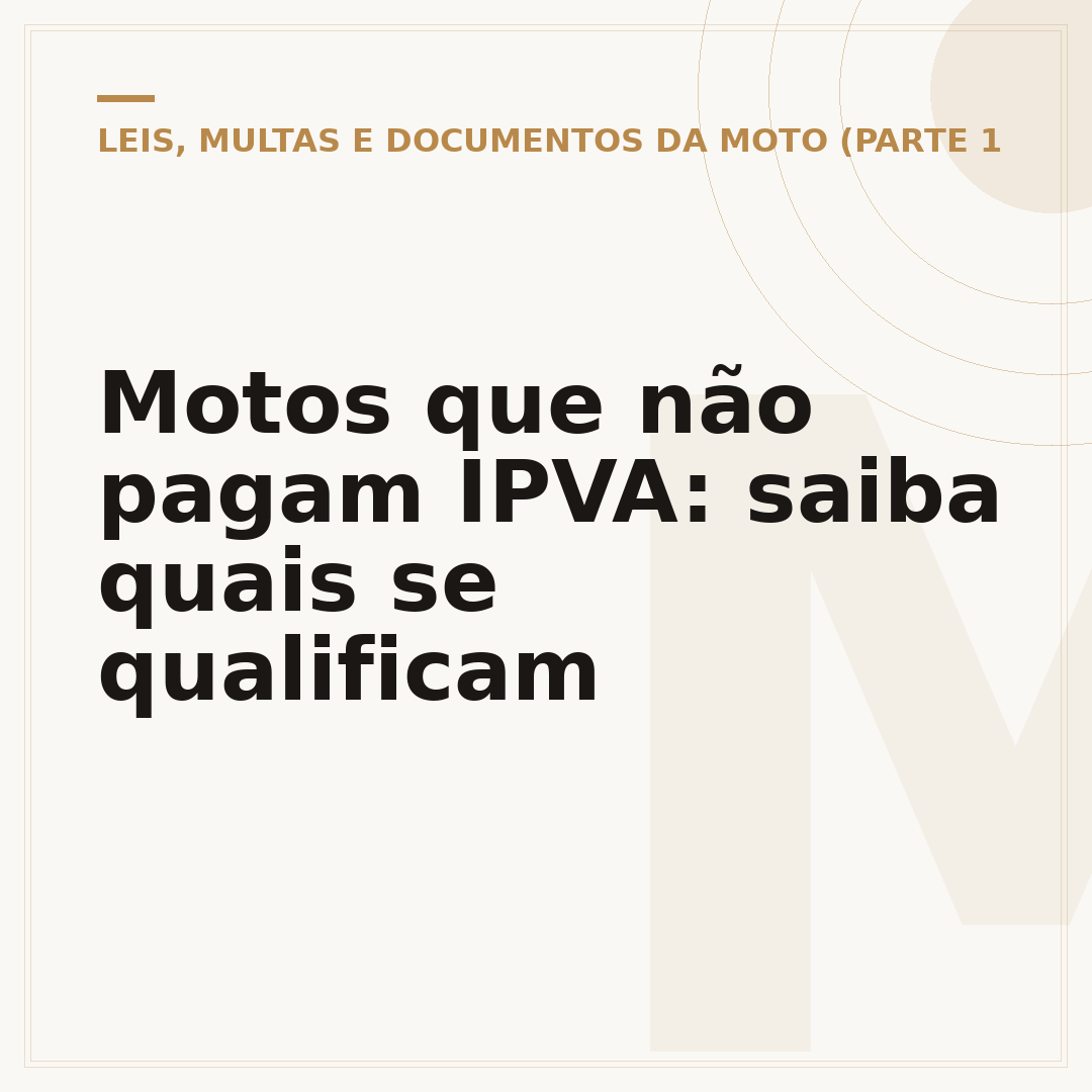 Motos que não pagam IPVA: saiba quais se qualificam