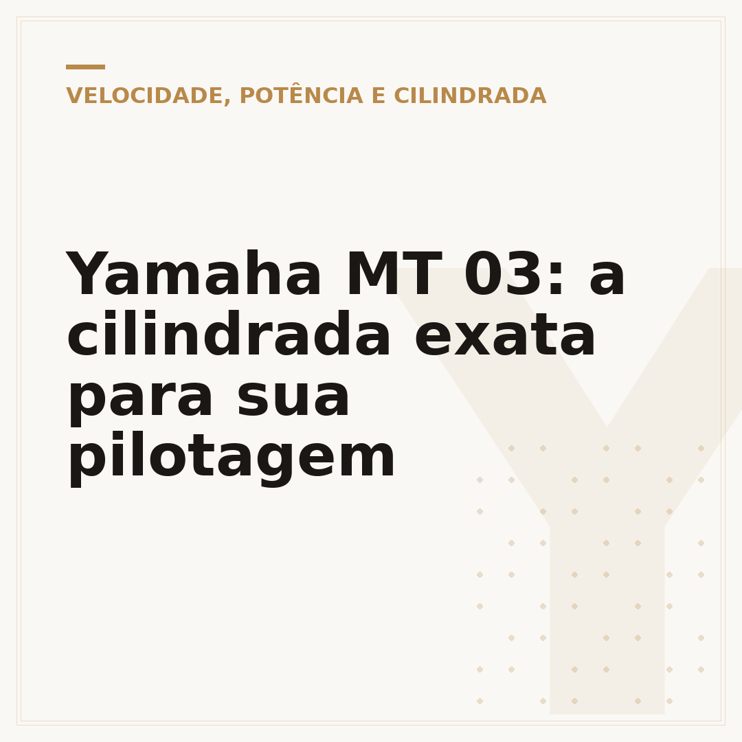 Yamaha MT 03: a cilindrada exata para sua pilotagem