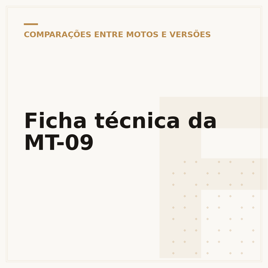 Ficha técnica da MT-09