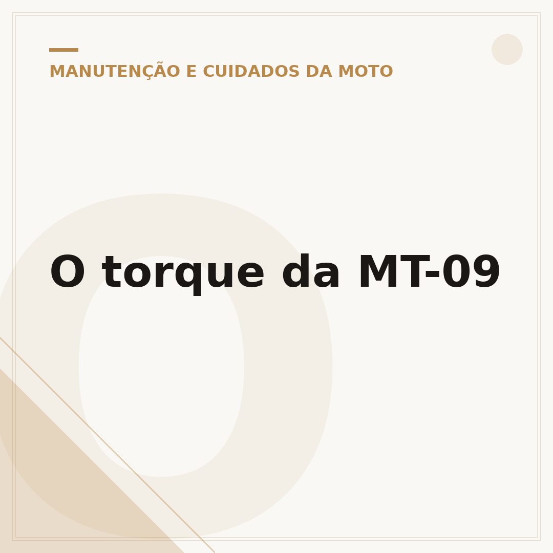 O torque da MT-09