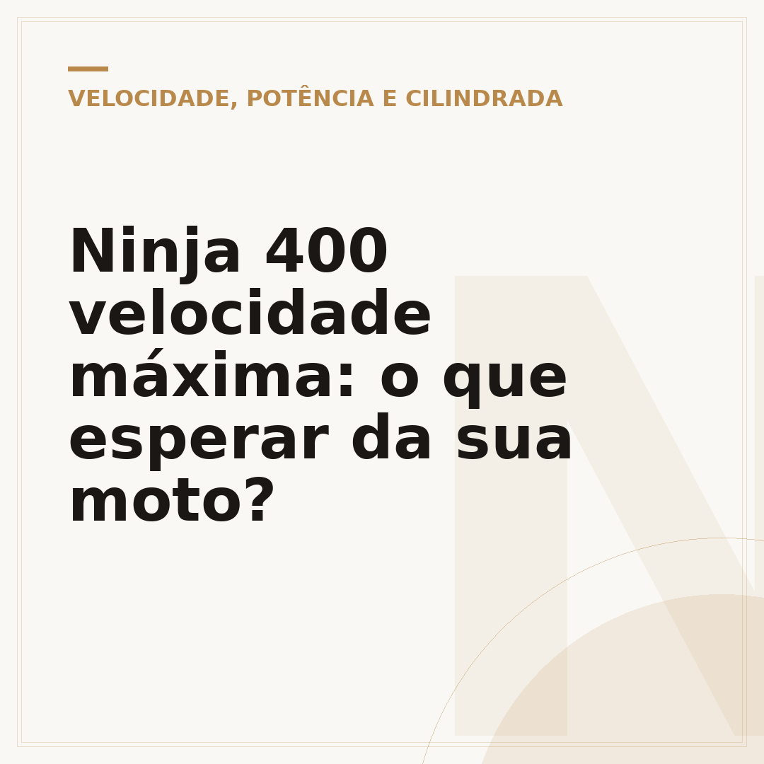Ninja 400 velocidade máxima: o que esperar da sua moto?
