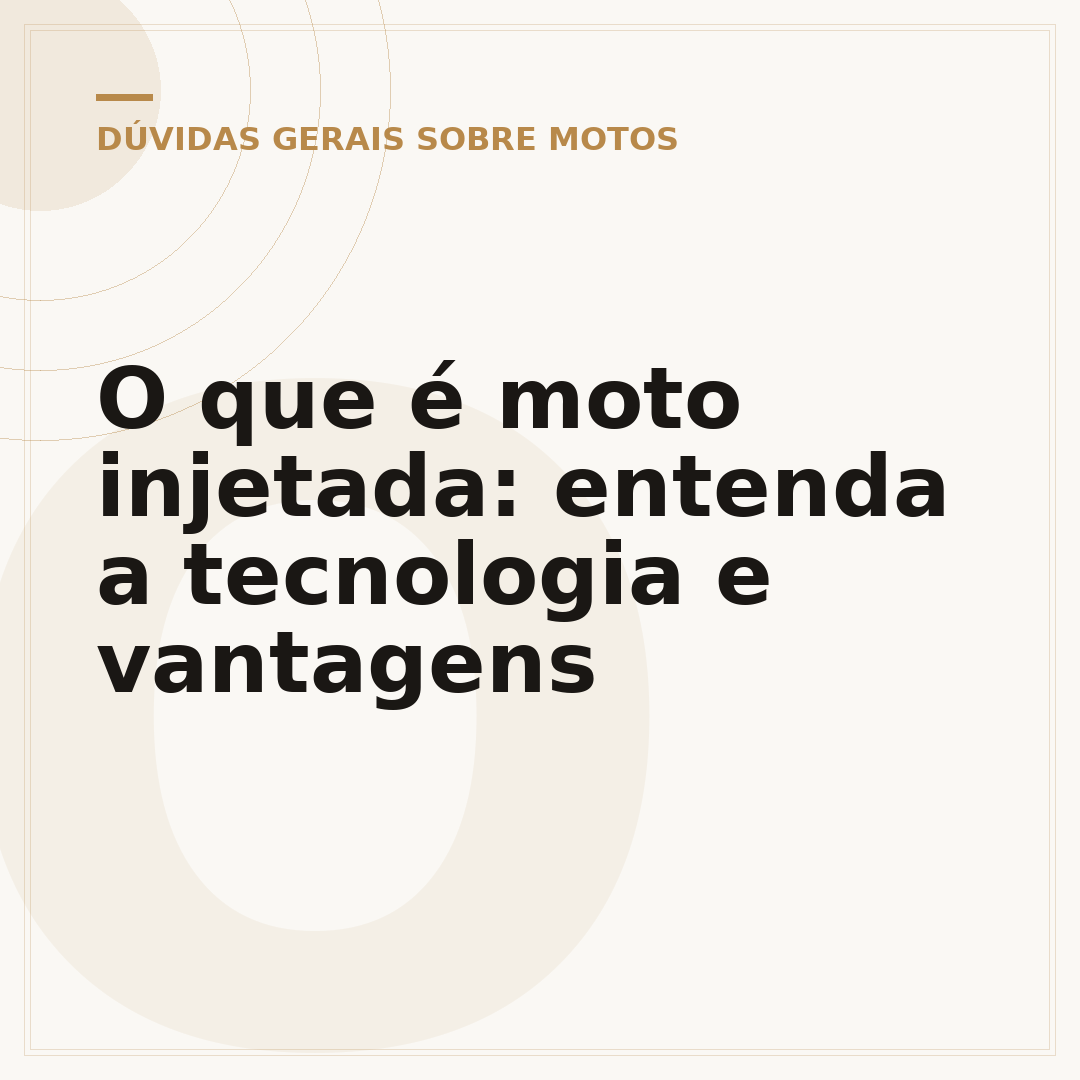O que é moto injetada: entenda a tecnologia e vantagens