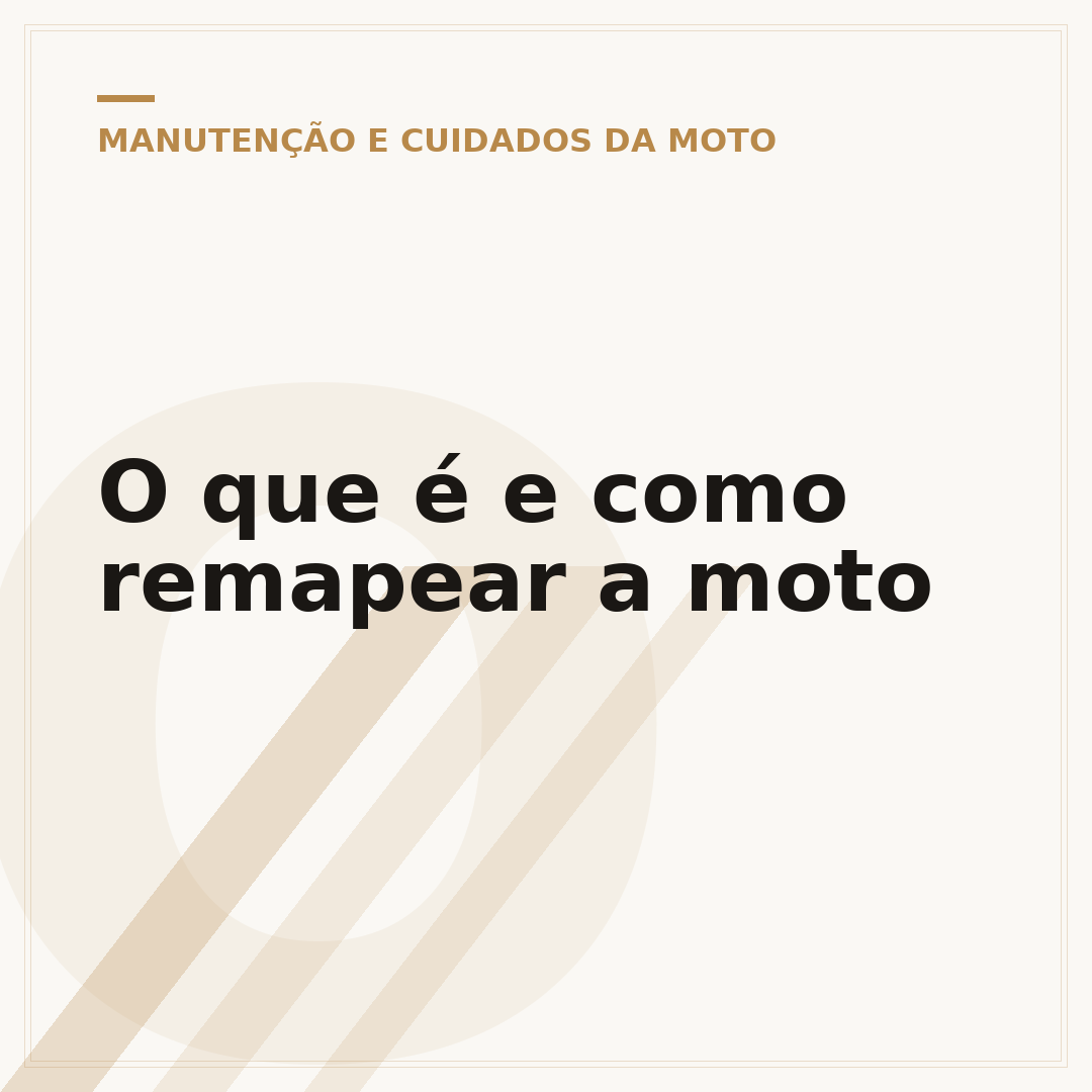 O que é e como remapear a moto