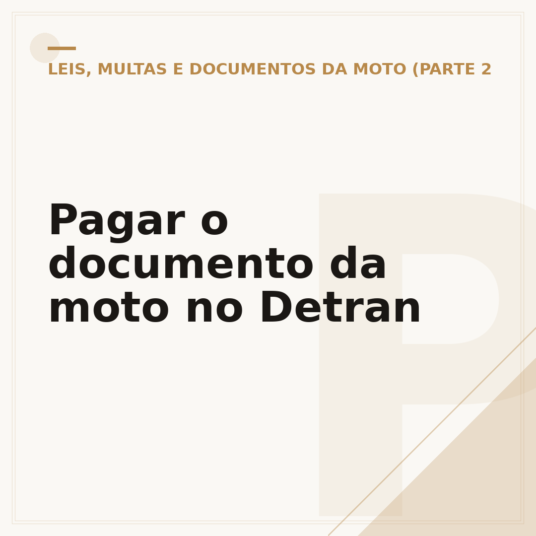Pagar o documento da moto no Detran