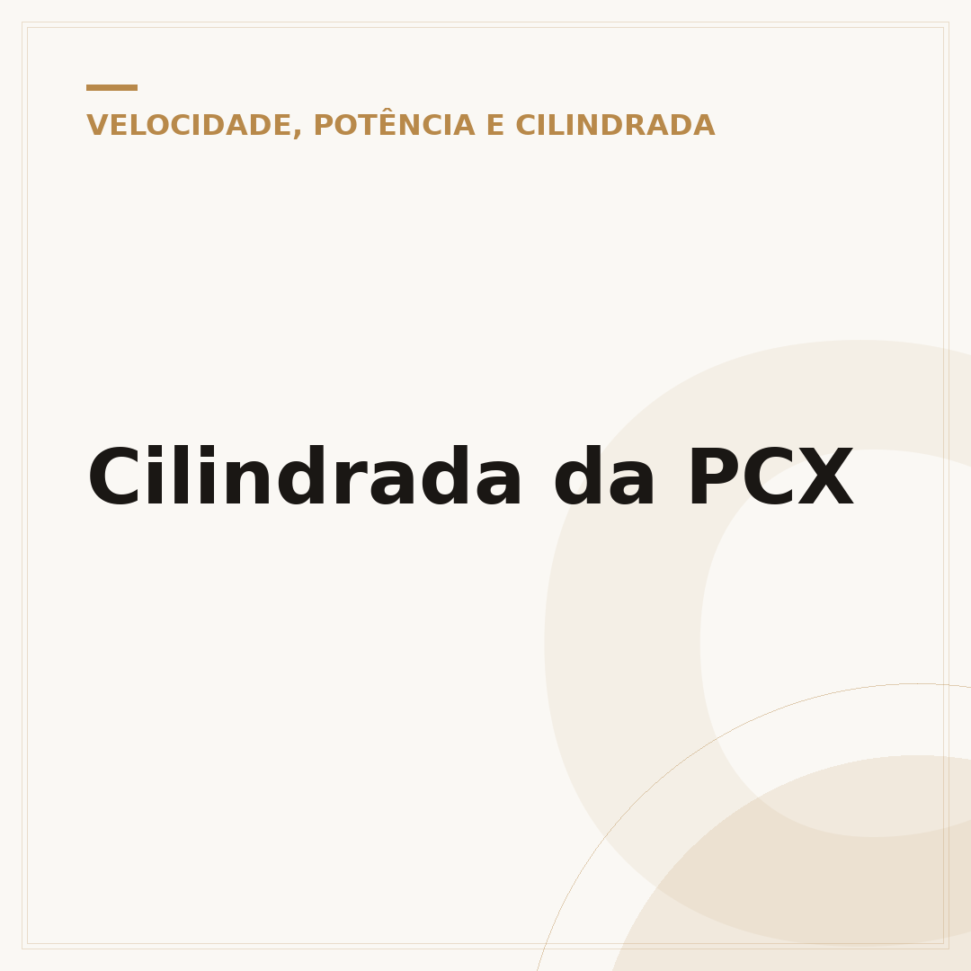 Cilindrada da PCX