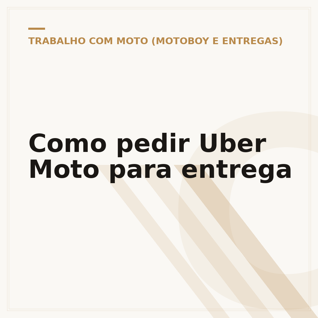 Como pedir Uber Moto para entrega