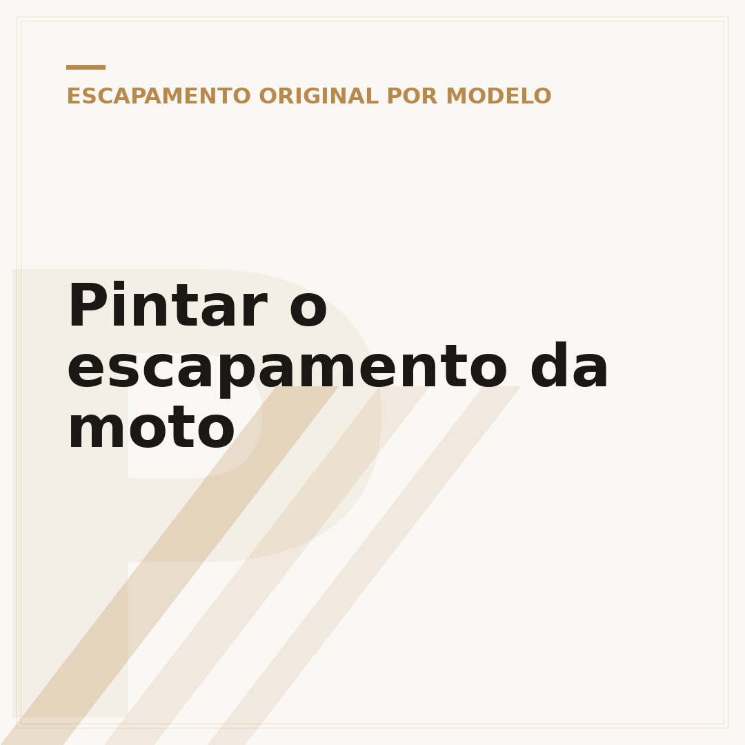 Pintar o escapamento da moto