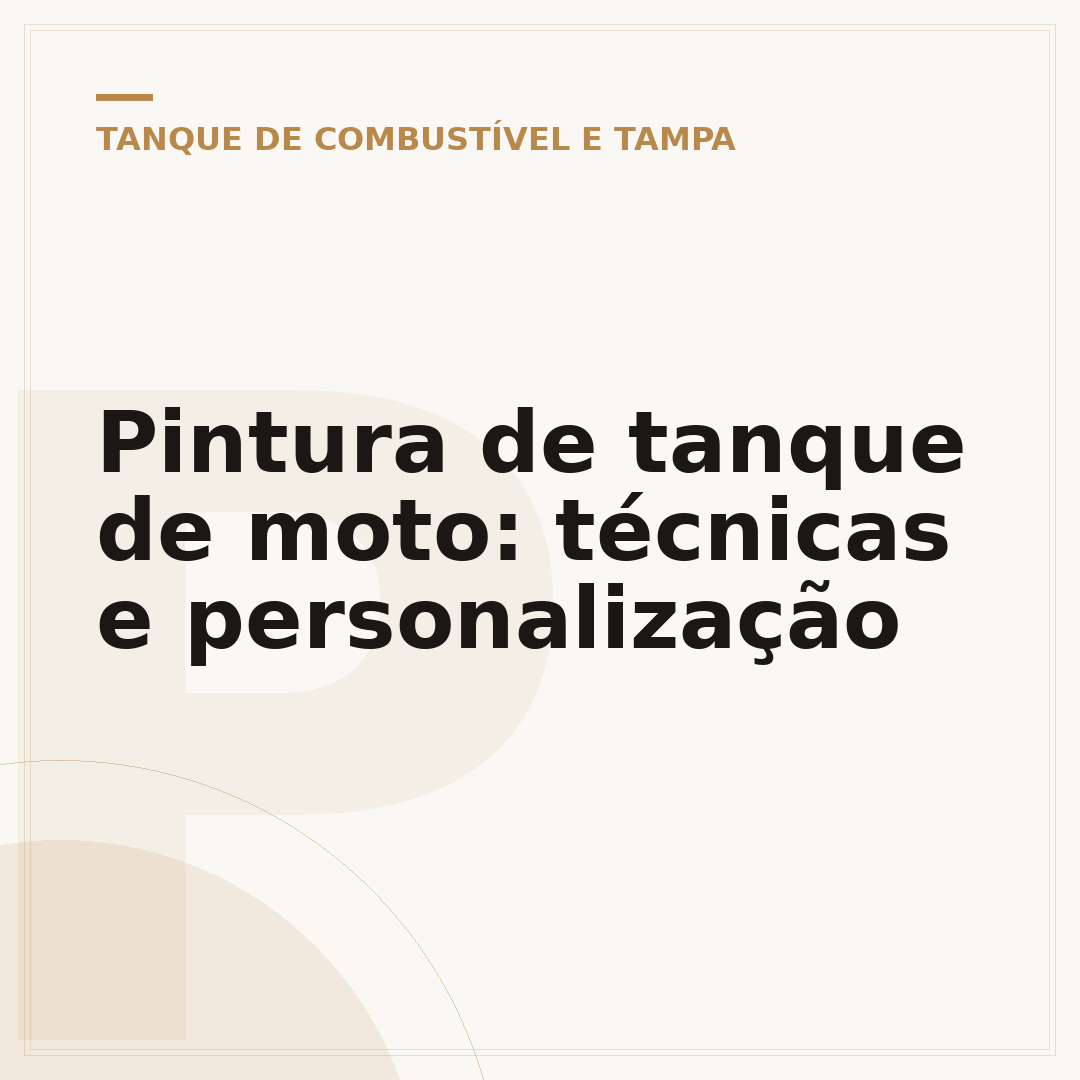Pintura de tanque de moto: técnicas e personalização