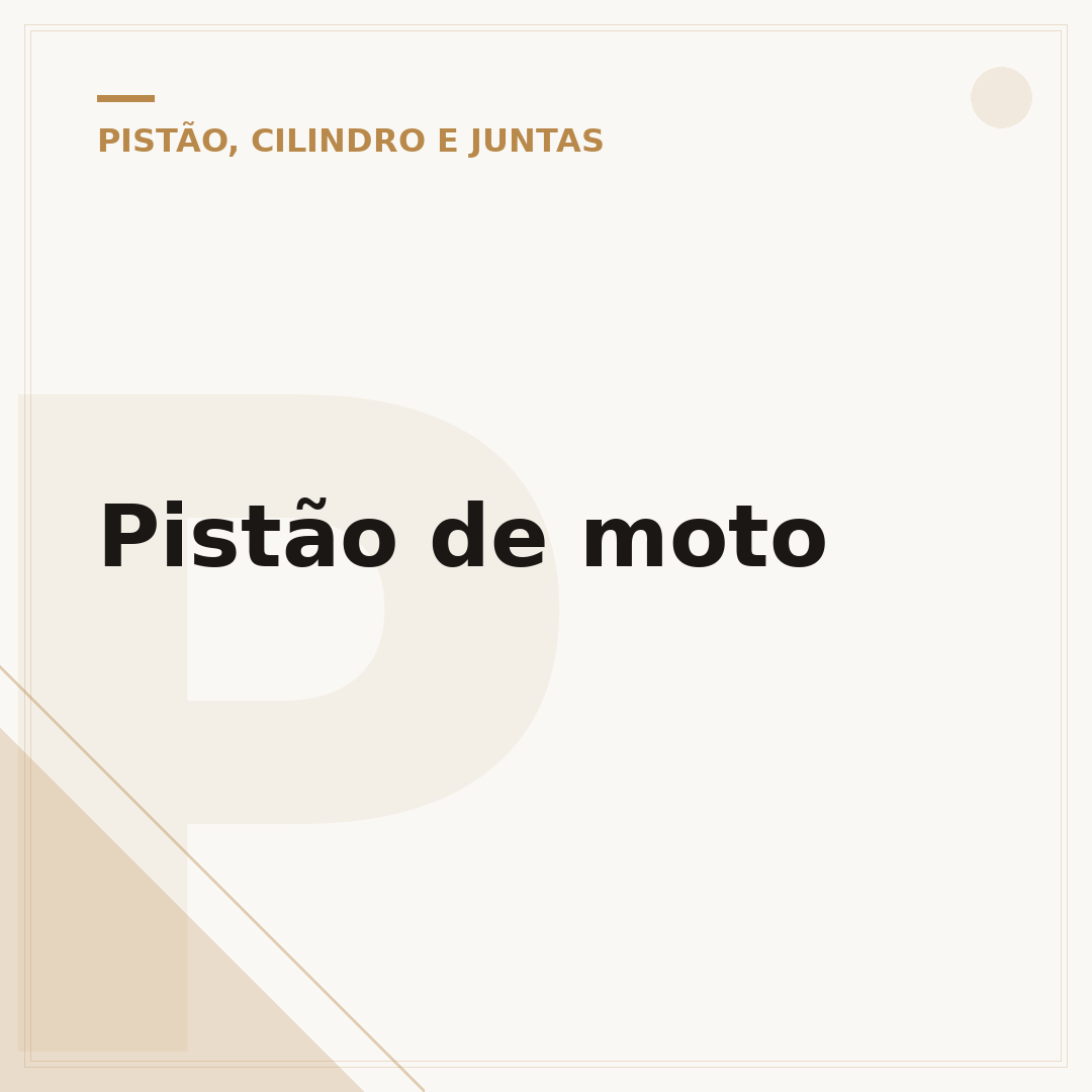 Pistão de moto