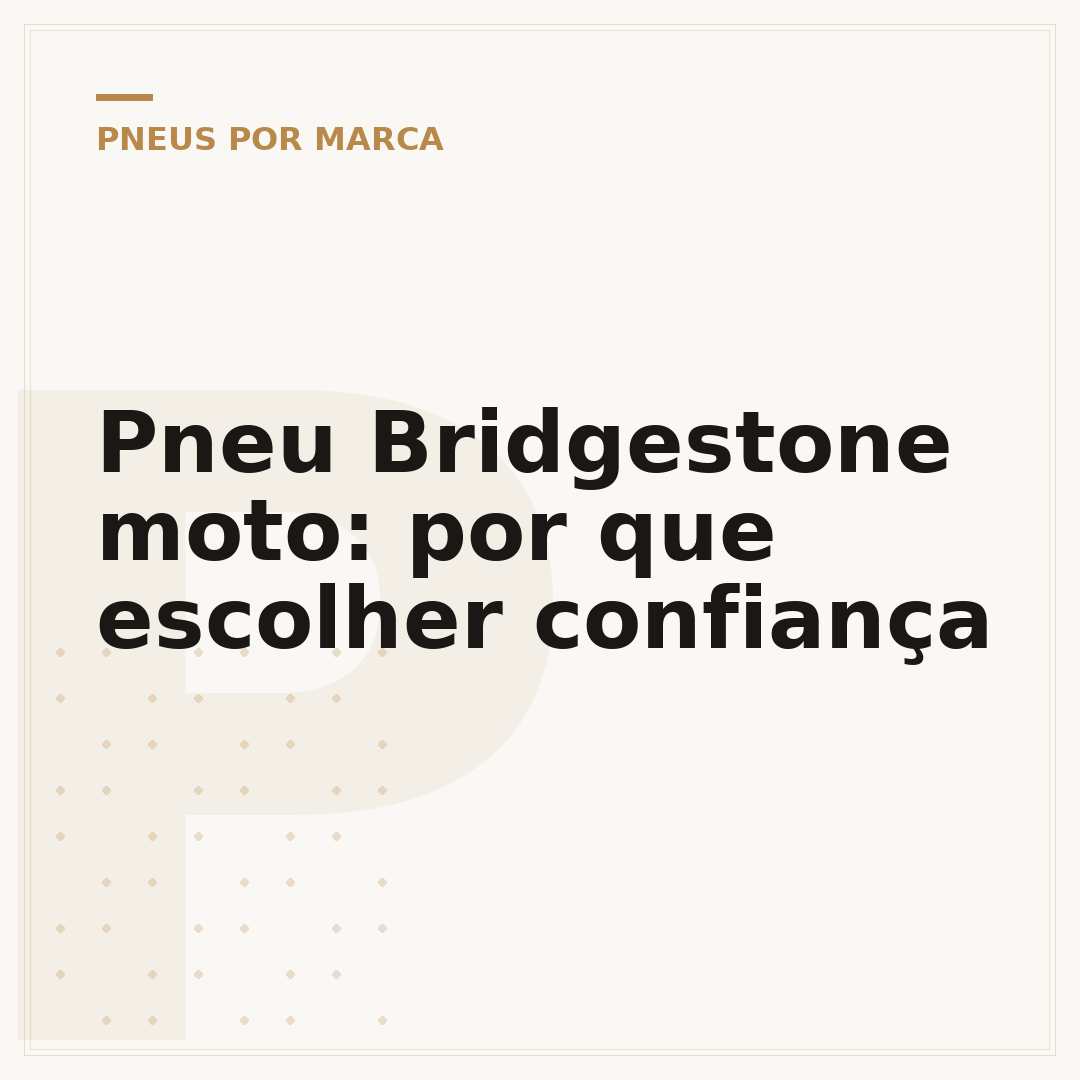 Pneu Bridgestone moto: por que escolher confiança
