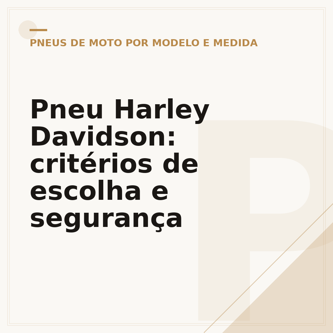 Pneu Harley Davidson: critérios de escolha e segurança