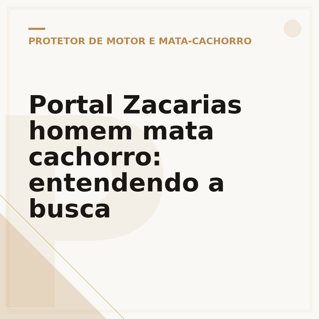Portal Zacarias homem mata cachorro: entendendo a busca
