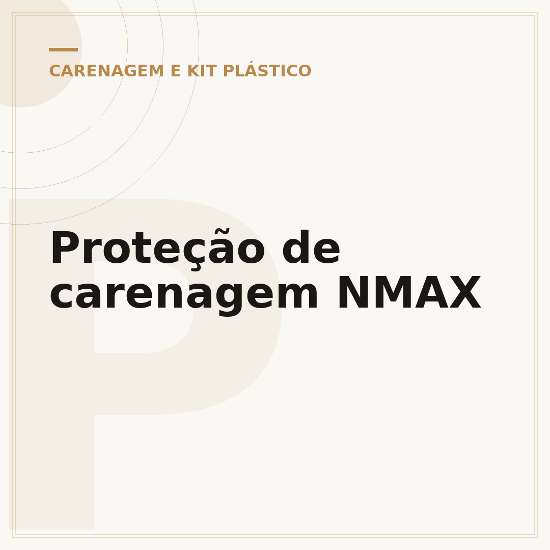 Proteção de carenagem NMAX