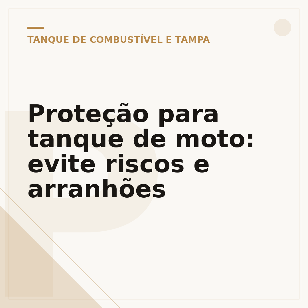 Proteção para tanque de moto: evite riscos e arranhões