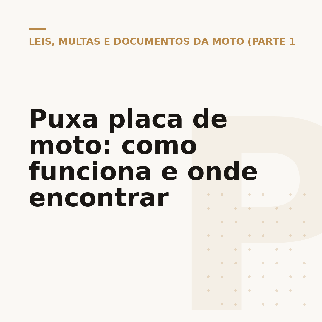 Puxa placa de moto: como funciona e onde encontrar