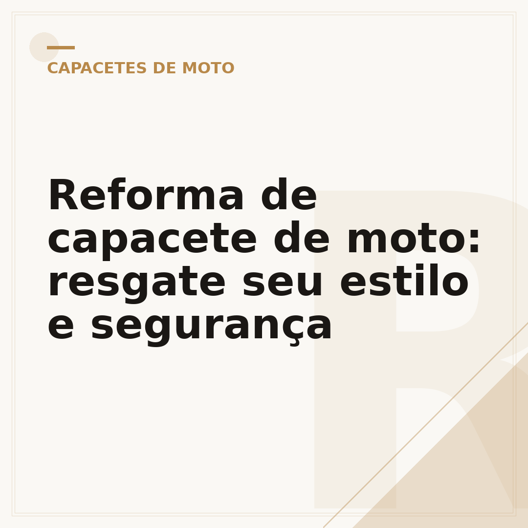 Reforma de capacete de moto: resgate seu estilo e segurança