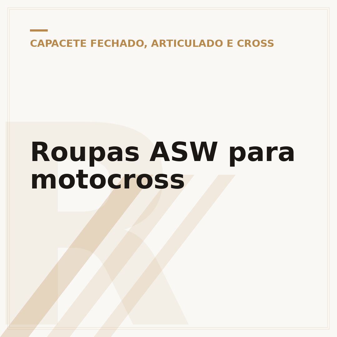 Roupas ASW para motocross