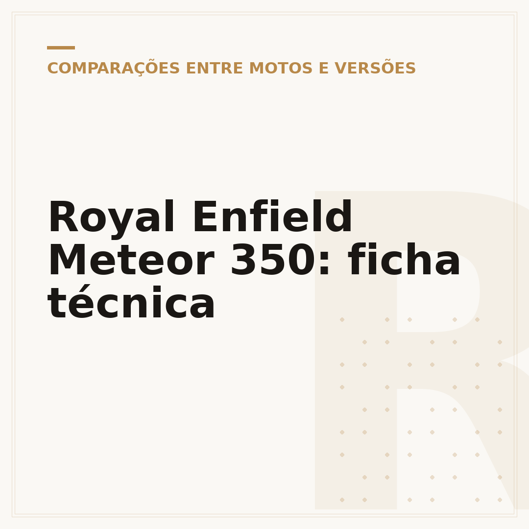 Royal Enfield Meteor 350: ficha técnica