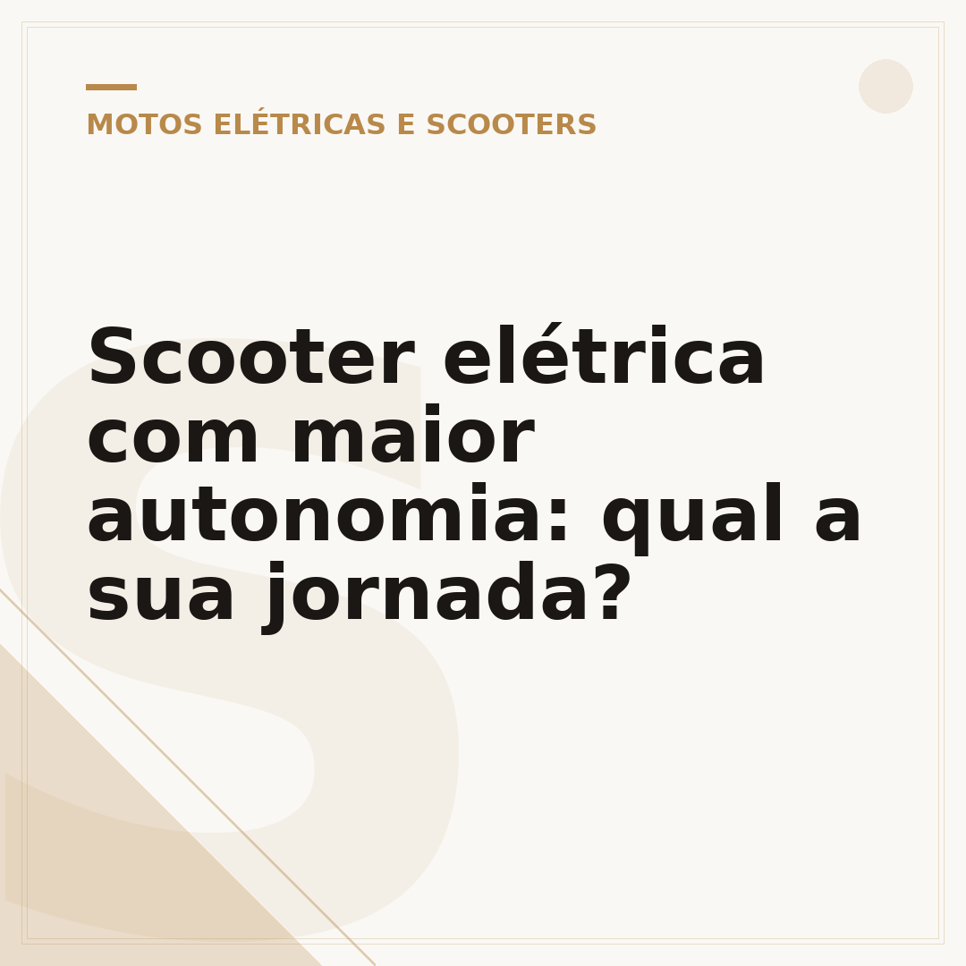 Scooter elétrica com maior autonomia: qual a sua jornada?