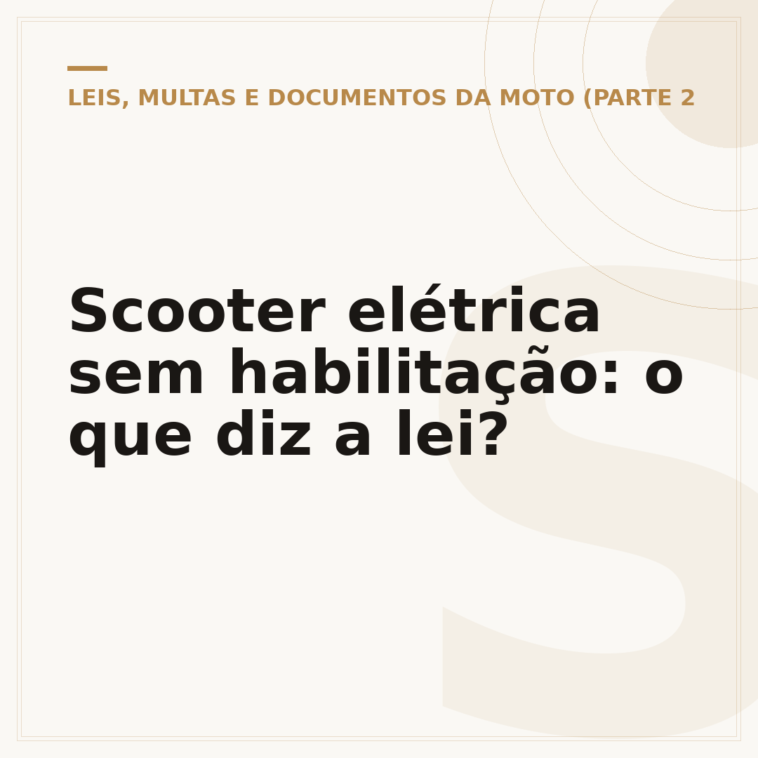 Scooter elétrica sem habilitação: o que diz a lei?